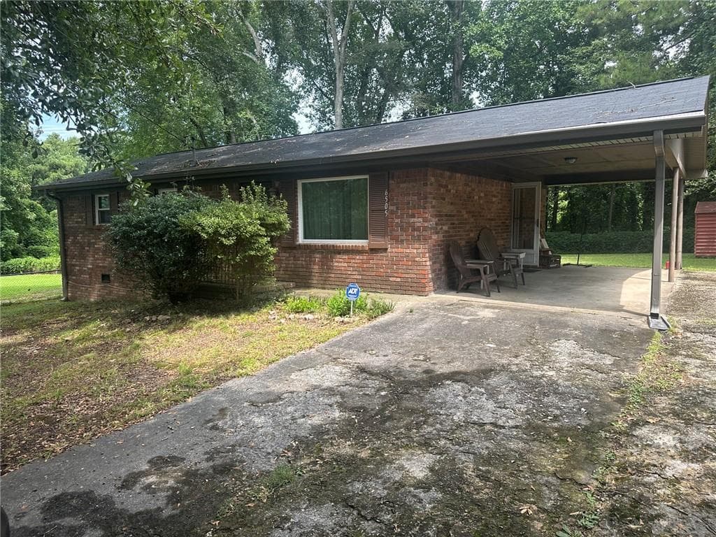 3 bedroom, 1 bathroom, 1,050 sq ft home for sale at 6505 Jackie Lane, Austell, GA