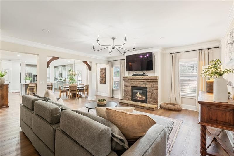 7 bedroom, 5 bathroom, 5,350 sq ft single family residence for sale at 4665 Osprey Court, Cumming, GA 30040 — photo 4