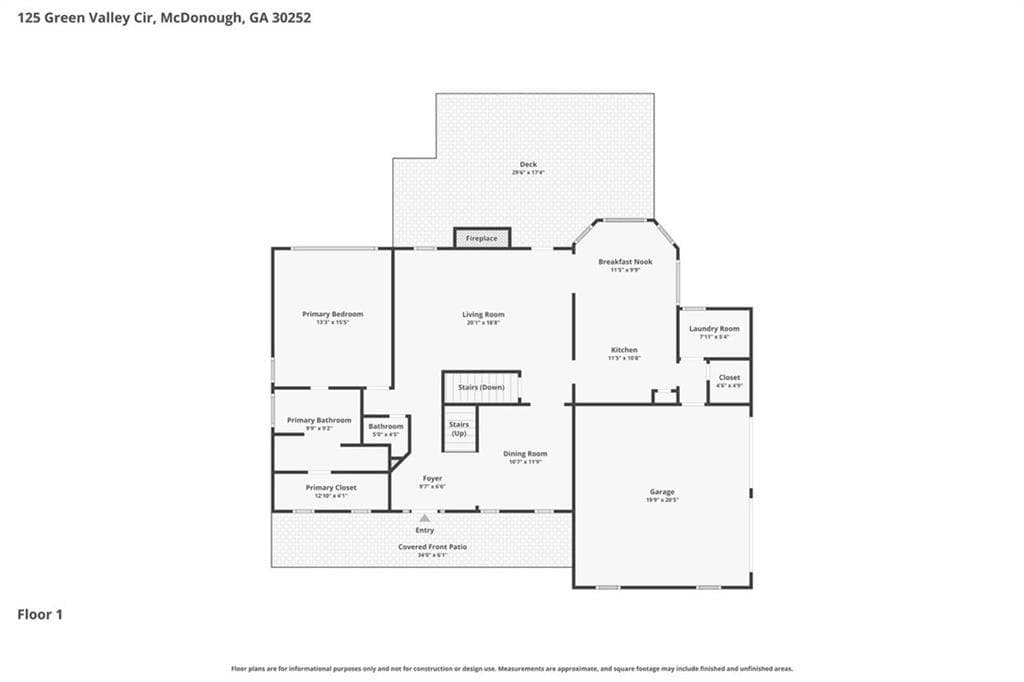 4 bedroom, 3 bathroom, 3,379 sq ft single family residence for sale at 125 Green Valley Circle, Mcdonough, GA 30252 — photo 2