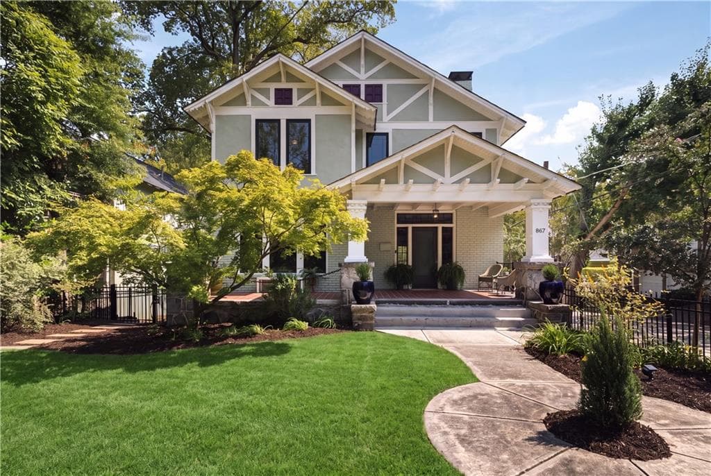 3 bedroom, 3 bathroom, 2,900 sq ft single family residence for sale at 867 Monroe Drive, Atlanta, GA 30308