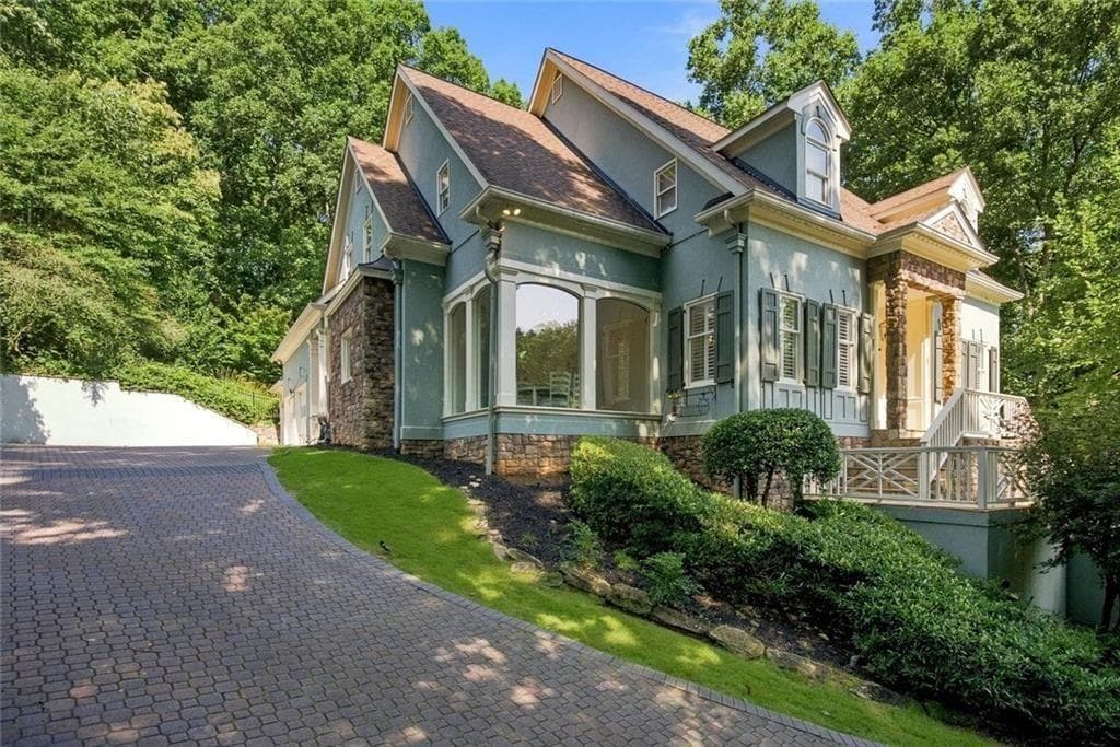 5 bedroom, 6 bathroom, 7,288 sq ft single family residence for sale at 7560 Bridgegate Court, Sandy Springs, GA 30350