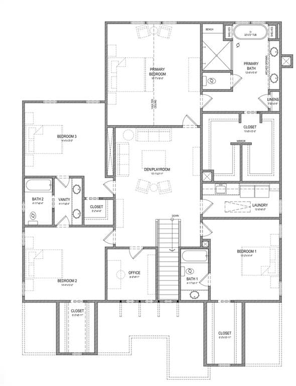 5 bedroom, 5 bathroom, 3,878 sq ft single family residence for sale at 1105 Ralph Road, Atlanta, GA 30324 — photo 4