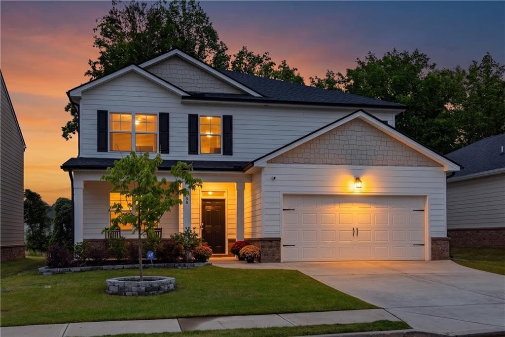 5 bedroom, 4 bathroom, 2,945 sq ft single family residence for sale at 188 Canyon Ferry Way, Hoschton, GA 30548