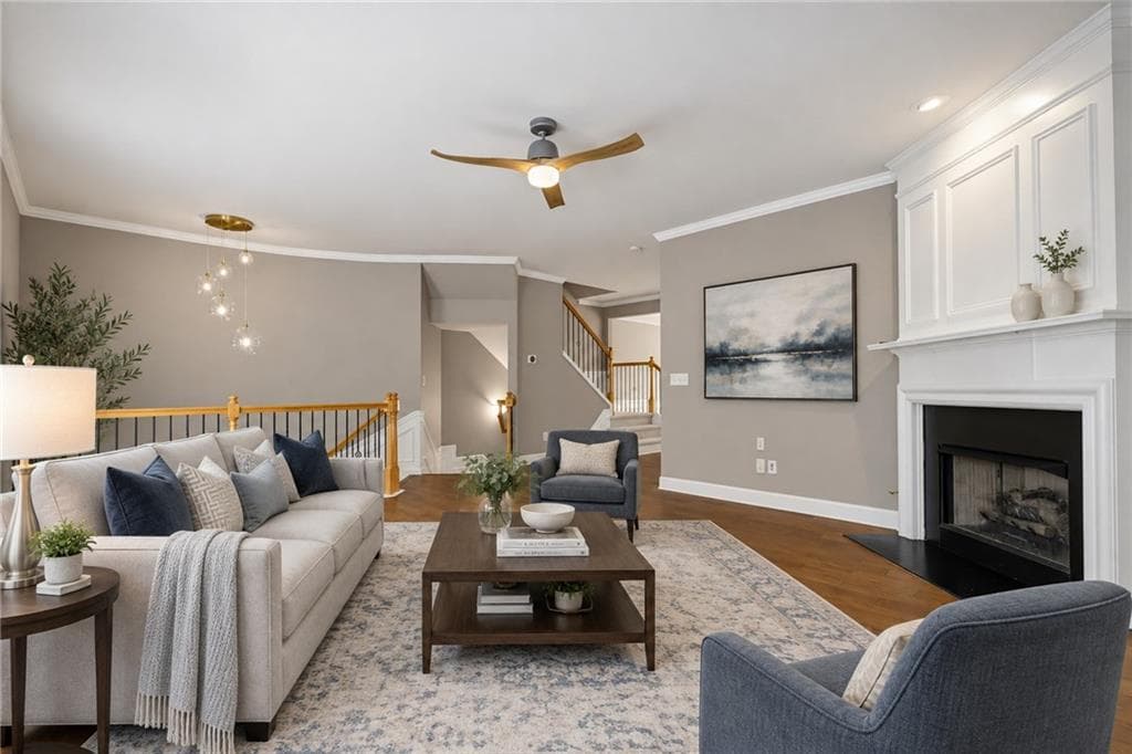3 bedroom, 4 bathroom, 2,208 sq ft townhouse for sale at 2587 Bridlewood Lane, Atlanta, GA 30339 — photo 5