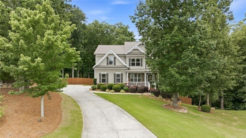 5 bedroom, 3 bathroom, 3,142 sq ft single family residence for sale at 6330 Oldham Court, Gainesville, GA 30506 — photo 1 of 54