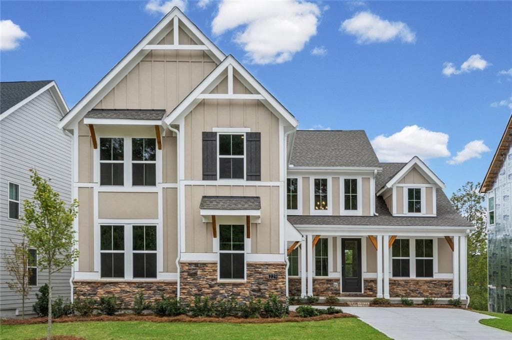 4 bedroom, 3 bathroom, 3,167 sq ft single family residence for sale at 229 Kerr Drive, Hoschton, GA 30548 — photo 1 of 50