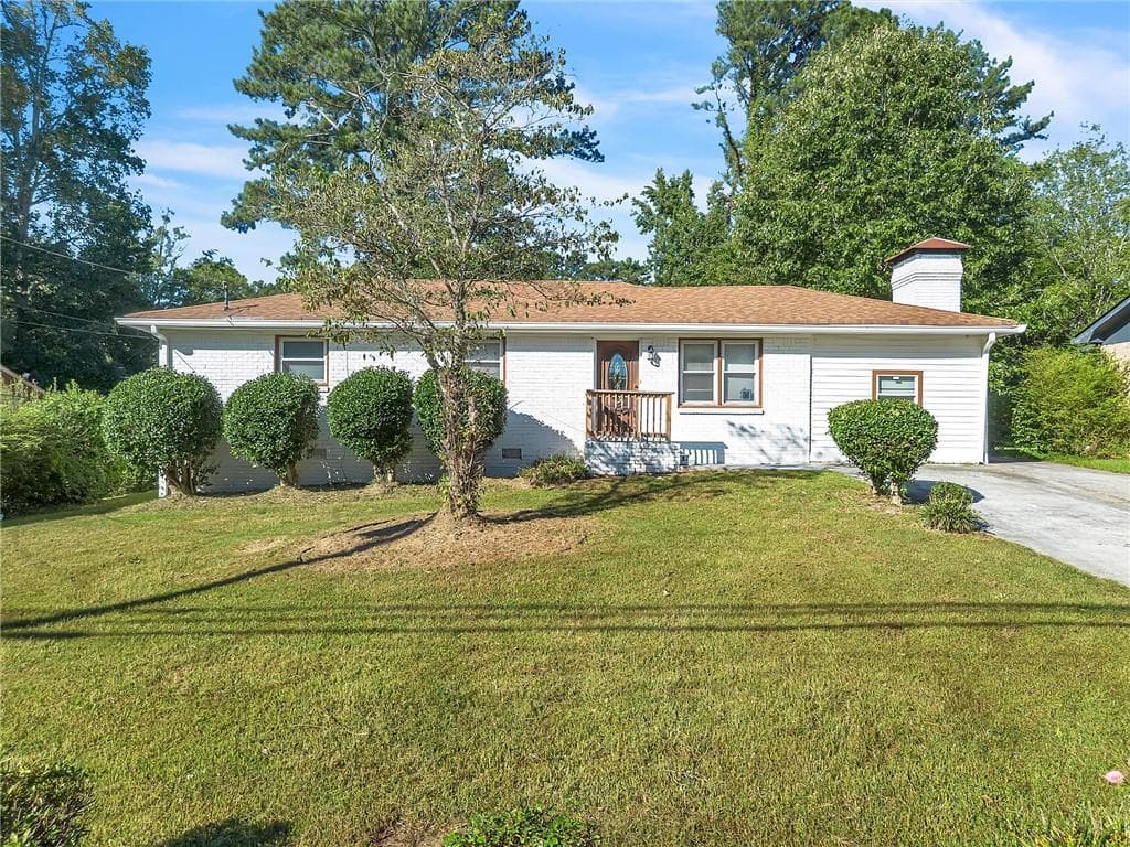 4 bedroom, 2 bathroom, 1,850 sq ft single family residence for sale at 6345 Connell Road, Atlanta, GA 30349