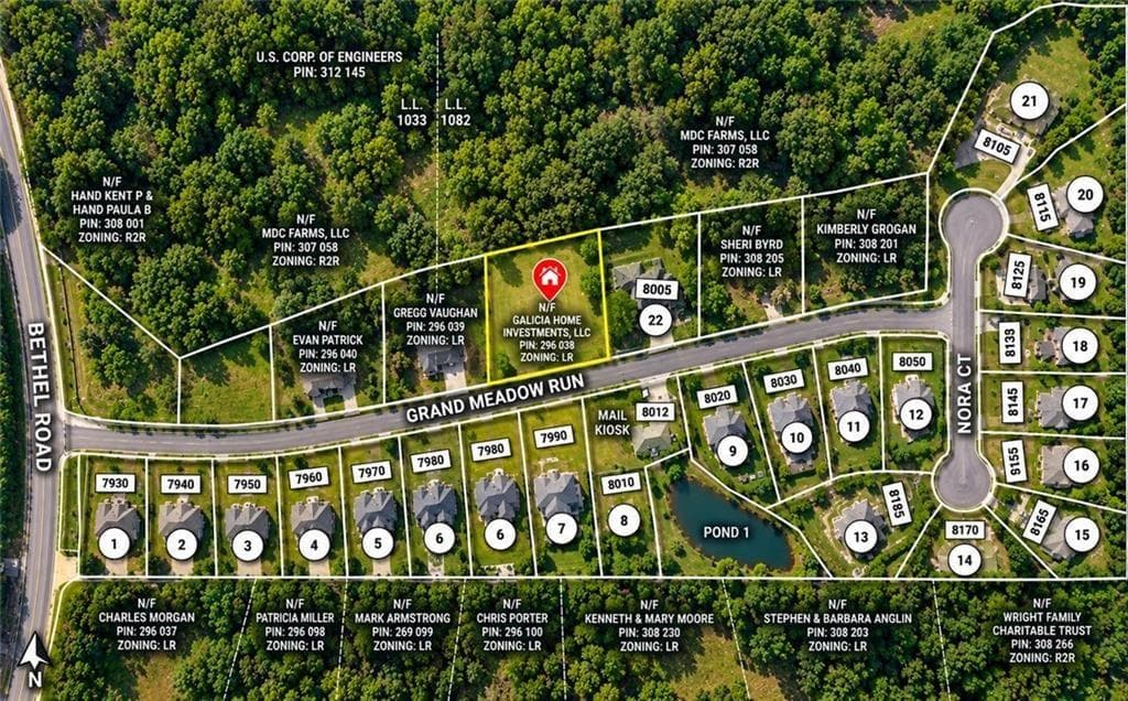 unimproved land for sale at 8005 Grand Meadow Run, Gainesville, GA 30506