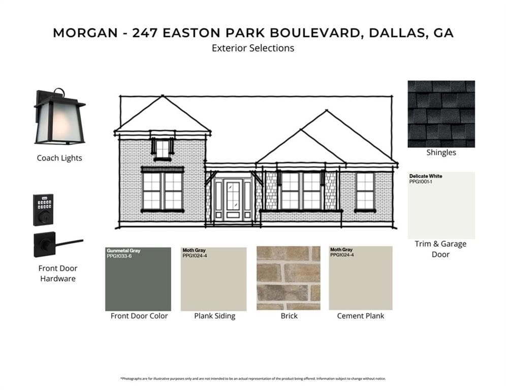 3 bedroom, 3 bathroom, 2,496 sq ft single family residence for sale at 247 Easton Park Boulevard, Dallas, GA 30157 — photo 3