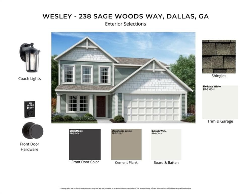 3 bedroom, 3 bathroom, 1,842 sq ft single family residence for sale at 238 Sage Woods Way, Dallas, GA 30132 — photo 2