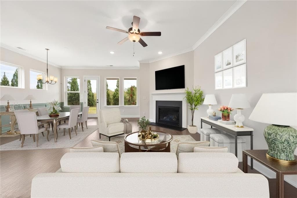3 bedroom, 2 bathroom, 2,582 sq ft single family residence for rent at 6853 River Rock Drive, Flowery Branch, GA 30542 for $2,500 a month — photo 2