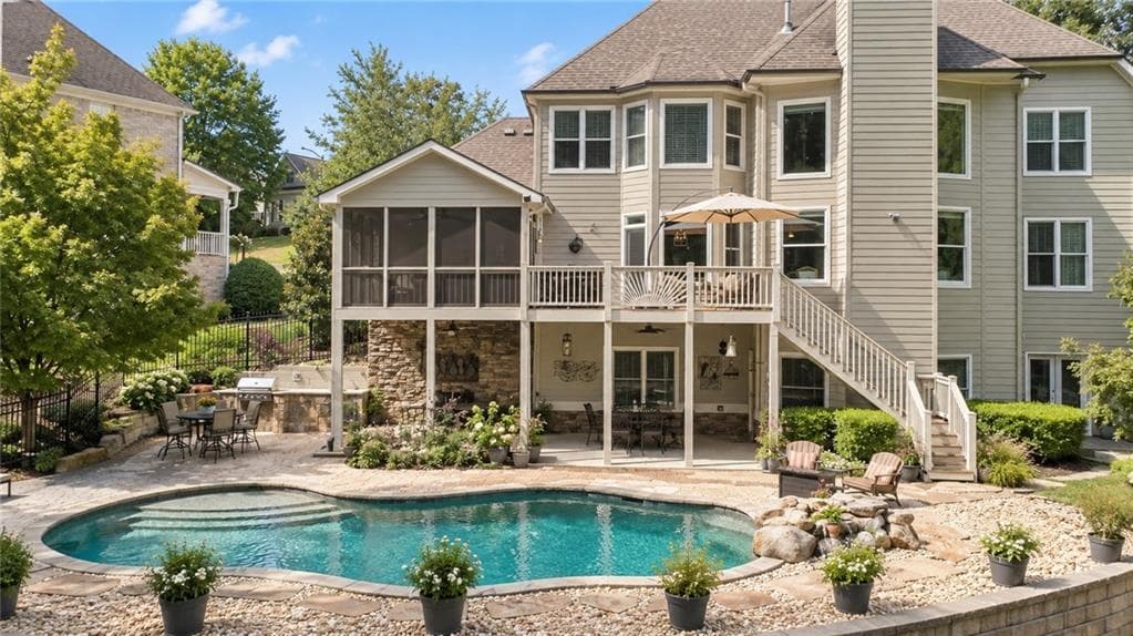 6 bedroom, 5 bathroom, 5,325 sq ft single family residence for sale at 5139 Millwood Drive, Canton, GA 30114