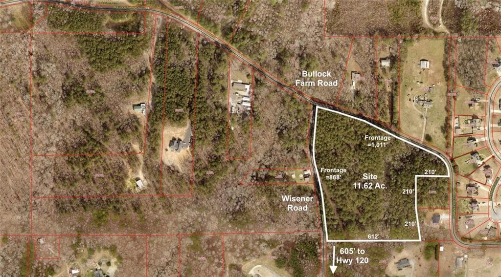 unimproved land for sale at 003 Bullock Farm Road, Dallas, GA 30157