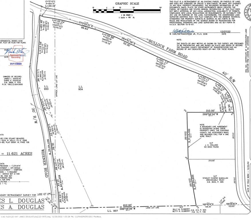 unimproved land for sale at 003 Bullock Farm Road, Dallas, GA 30157 — photo 3
