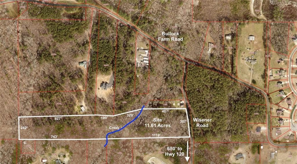unimproved land for sale at 001 Wisener Road, Dallas, GA 30157 — photo 1 of 7