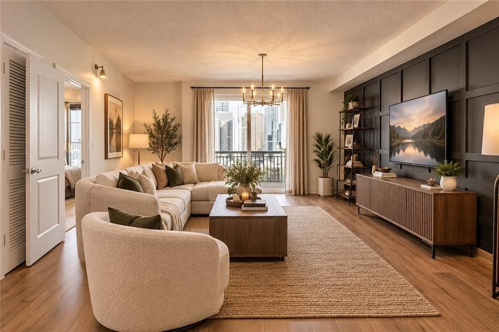 1 bedroom, 1 bathroom, 1,104 sq ft condominium for rent at 285 Centennial Olympic Drive 1606, Atlanta, GA 30313 for $2,100 a month — photo 3