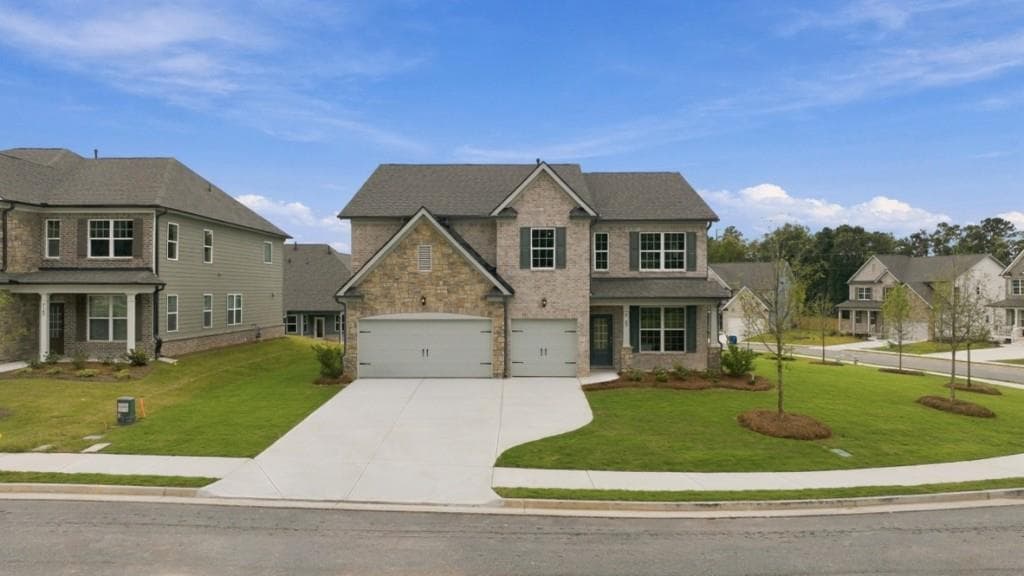 5 bedroom, 4 bathroom, 3,363 sq ft single family residence for sale at 7169 Bocholt Drive, South Fulton, GA 30349