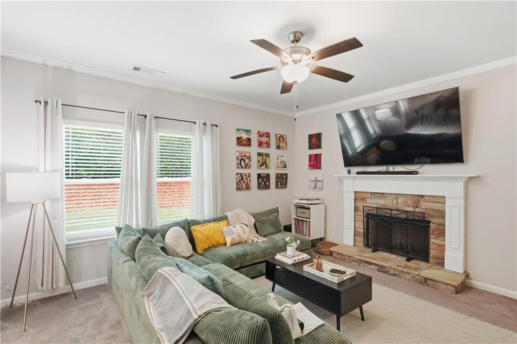 4 bedroom, 3 bathroom, 1,912 sq ft single family residence for sale at 216 Eva Way, Cartersville, GA 30121 — photo 2