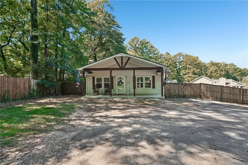 3 bedroom, 2 bathroom, 1,170 sq ft home for sale at 6330 Pisgah Road, Austell, GA
