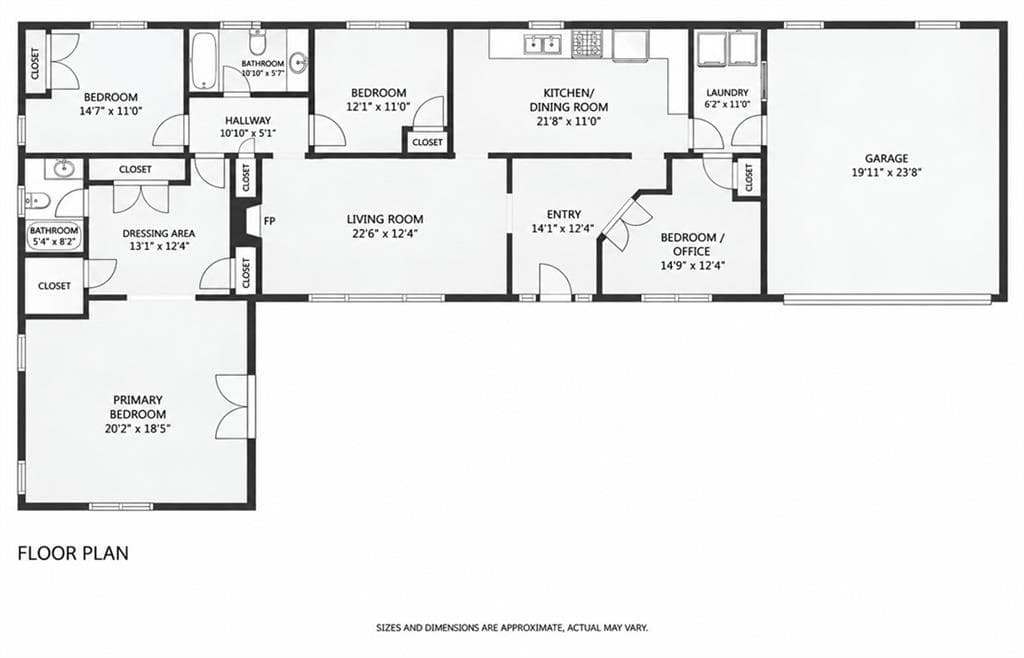 4 bedroom, 2 bathroom, 2,006 sq ft single family residence for sale at 1100 Boat Rock Road, Atlanta, GA 30331 — photo 6