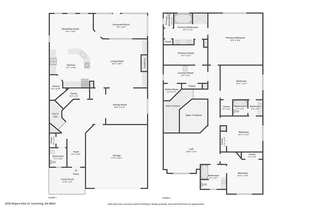4 bedroom, 4 bathroom, 3,227 sq ft single family residence for sale at 8225 Majors Glen Court, Cumming, GA 30041 — photo 9