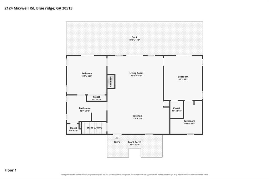 3 bedroom, 3 bathroom, 2,688 sq ft single family residence for sale at 2124 Maxwell Road, Blue Ridge, GA 30513 — photo 6