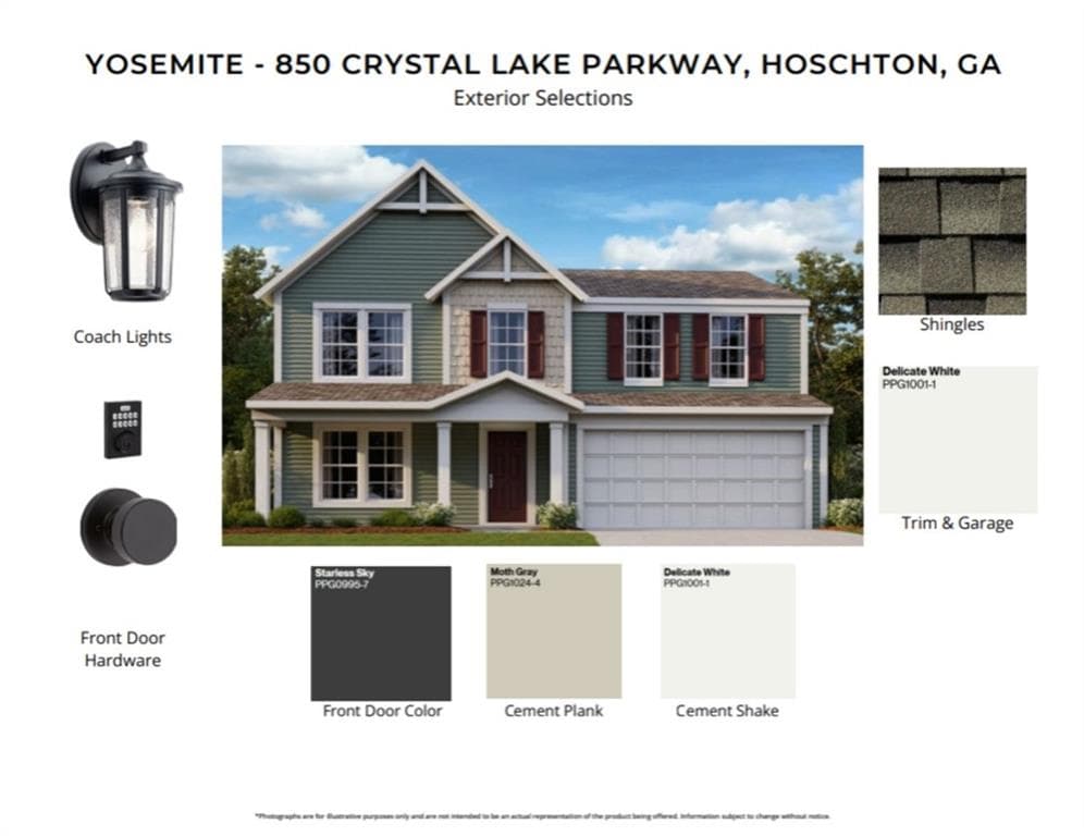 3 bedroom, 3 bathroom, 2,256 sq ft single family residence for sale at 850 Crystal Lakes Parkway, Hoschton, GA 30548 — photo 2