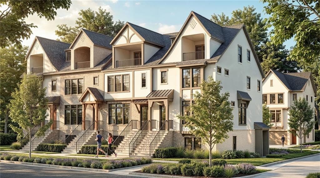 4 bedroom, 5 bathroom townhouse for sale at 361 Halstone Court, Alpharetta, GA 30009