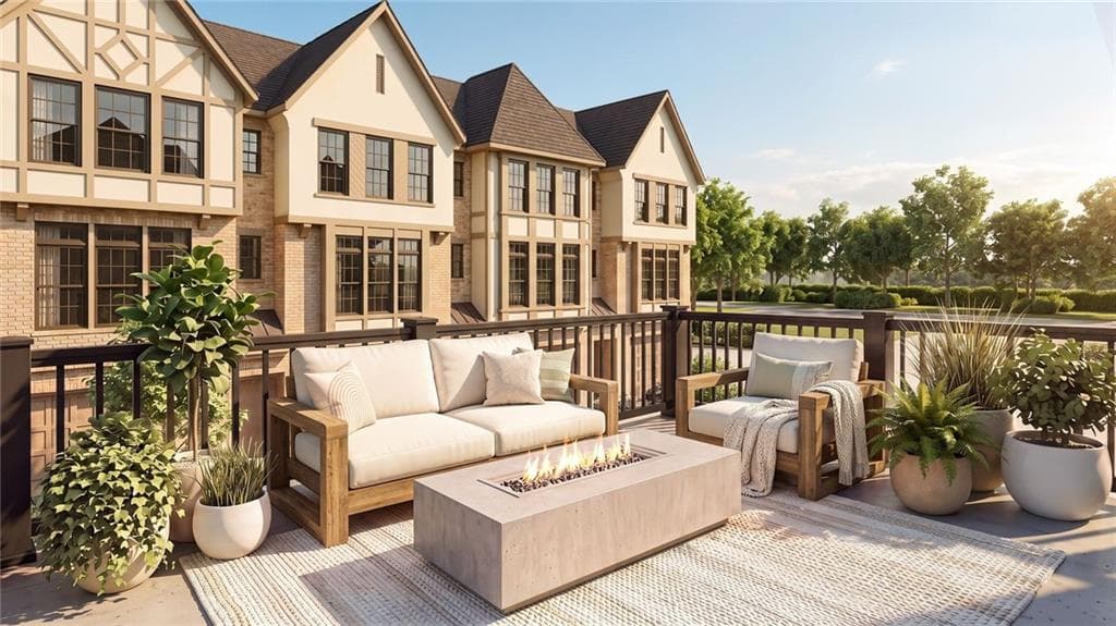 4 bedroom, 5 bathroom townhouse for sale at 361 Halstone Court, Alpharetta, GA 30009 — photo 4