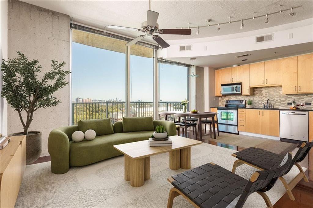 1 bedroom, 1 bathroom, 745 sq ft condominium for sale at 361 17th Street 1120, Atlanta, GA 30363 — photo 2