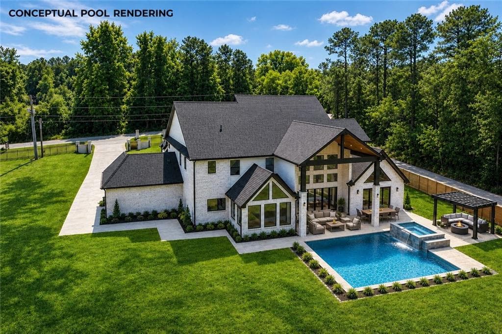 5 bedroom, 6 bathroom, 7,375 sq ft single family residence for sale at 3207 Thompson Mill Rd, Buford, GA 30519 — photo 3