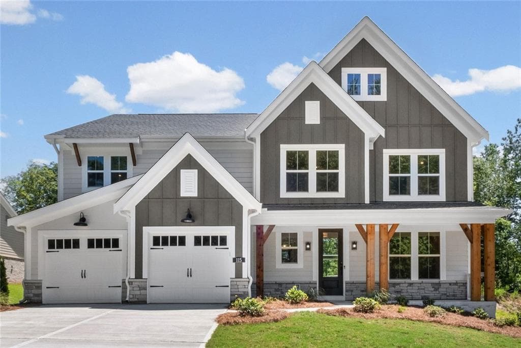 5 bedroom, 5 bathroom, 3,582 sq ft single family residence under contract at 115 Wood Grove Lane, Canton, GA 30114