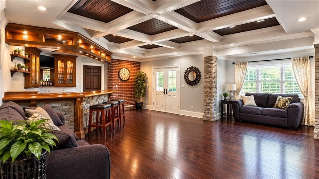 6 bedroom, 5 bathroom, 5,110 sq ft single family residence for sale at 6011 Lost Maple Lane, Sugar Hill, GA 30518