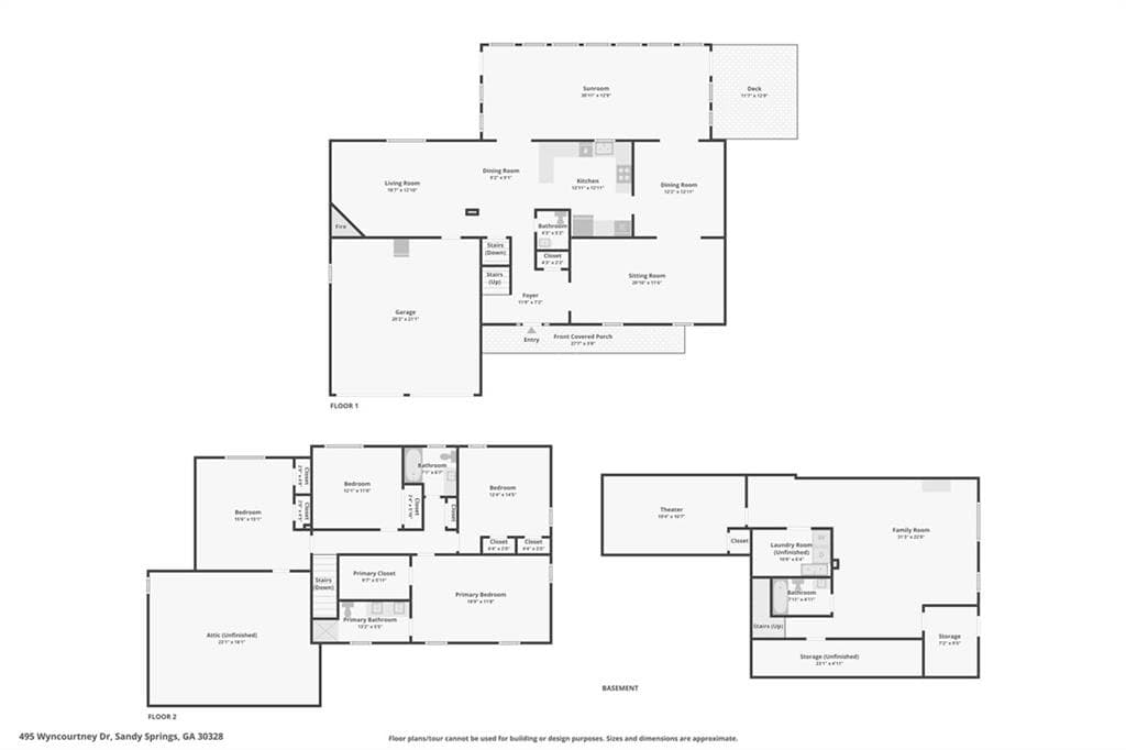 4 bedroom, 4 bathroom, 2,614 sq ft single family residence for sale at 495 Wyncourtney Drive, Sandy Springs, GA 30328 — photo 10