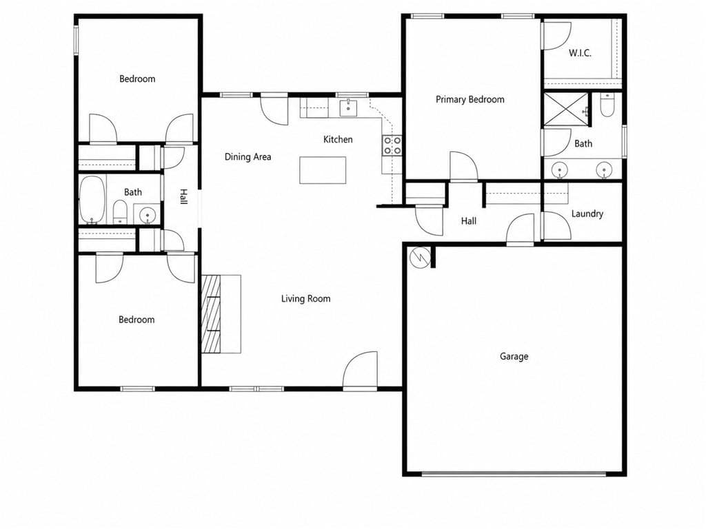 3 bedroom, 2 bathroom, 1,460 sq ft single family residence for sale at 193 Cole Lake Road, Dallas, GA 30157 — photo 6