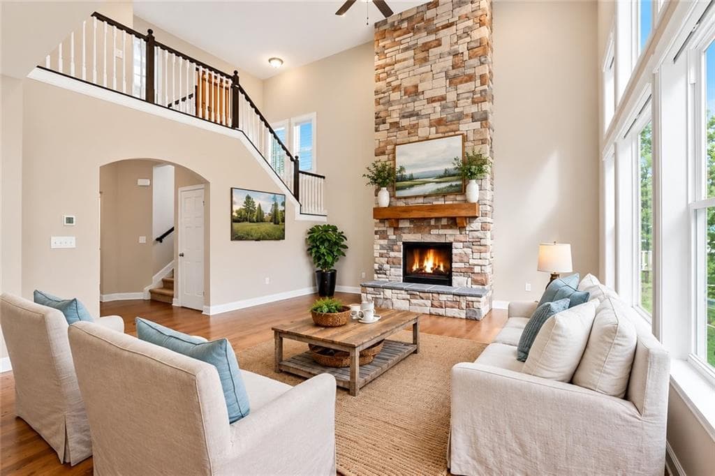4 bedroom, 4 bathroom, 4,342 sq ft single family residence for sale at 195 Floating Leaf Way, Dallas, GA 30132