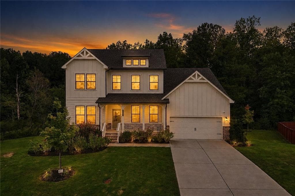 5 bedroom, 4 bathroom, 3,628 sq ft single family residence for sale at 8965 Tanner Crescent, Ball Ground, GA 30107 — photo 3