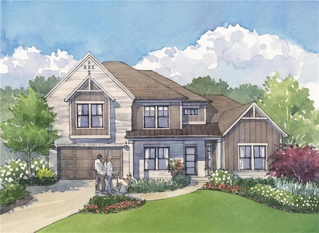 4 bedroom, 5 bathroom, 4,076 sq ft single family residence for sale at 7744 Turner Road, Woodstock, GA 30188 — photo 2