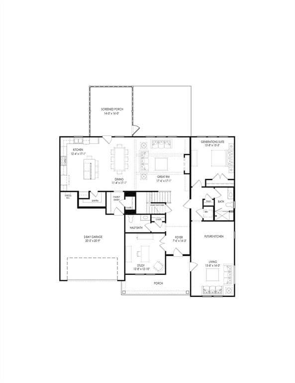 4 bedroom, 5 bathroom, 4,076 sq ft single family residence for sale at 7744 Turner Road, Woodstock, GA 30188 — photo 3