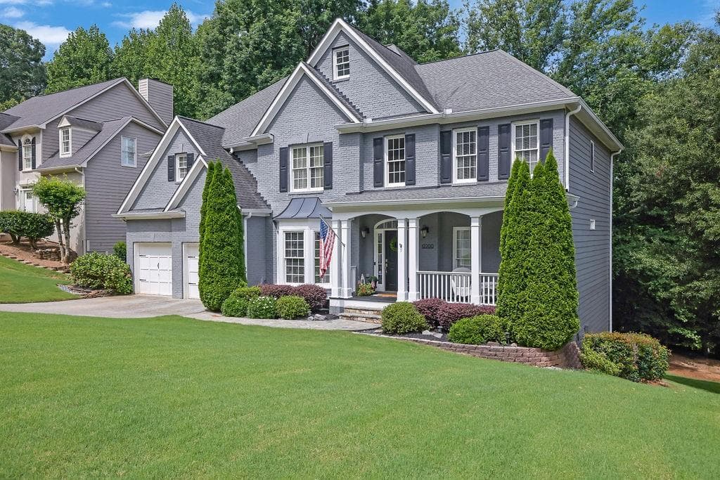 6 bedroom, 3 bathroom, 3,895 sq ft single family residence for sale at 12200 Stevens Creek Drive, Alpharetta, GA 30005