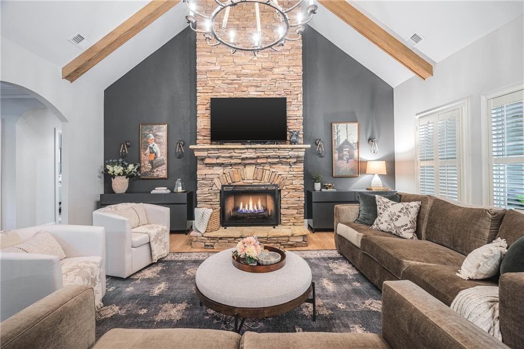 4 bedroom, 2 bathroom, 2,439 sq ft single family residence for sale at 222 S Mountain Brook Way, Ball Ground, GA 30107