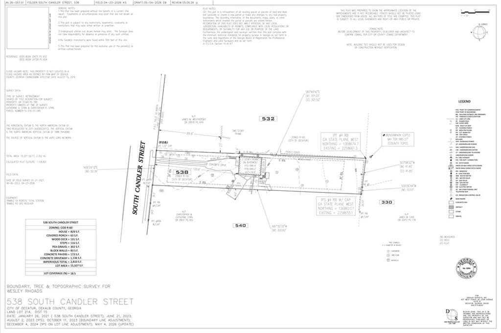 3 bedroom, 2 bathroom single family residence for sale at 538 S Candler Street, Decatur, GA 30030