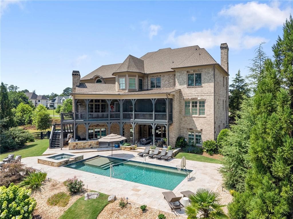 6 bedroom, 8 bathroom, 9,147 sq ft single family residence for sale at 10145 Cedar Ridge Drive, Milton, GA 30004 — photo 5