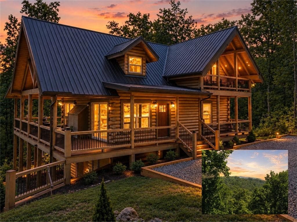 2 bedroom, 2 bathroom, 2,136 sq ft single family residence for sale at 196 N Jakes Landing Way, Ellijay, GA 30540