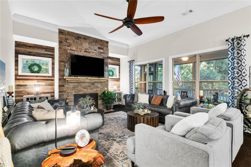6 bedroom, 5 bathroom, 5,211 sq ft single family residence for sale at 1222 Eagles Creek Court, Acworth, GA 30101 — photo 9