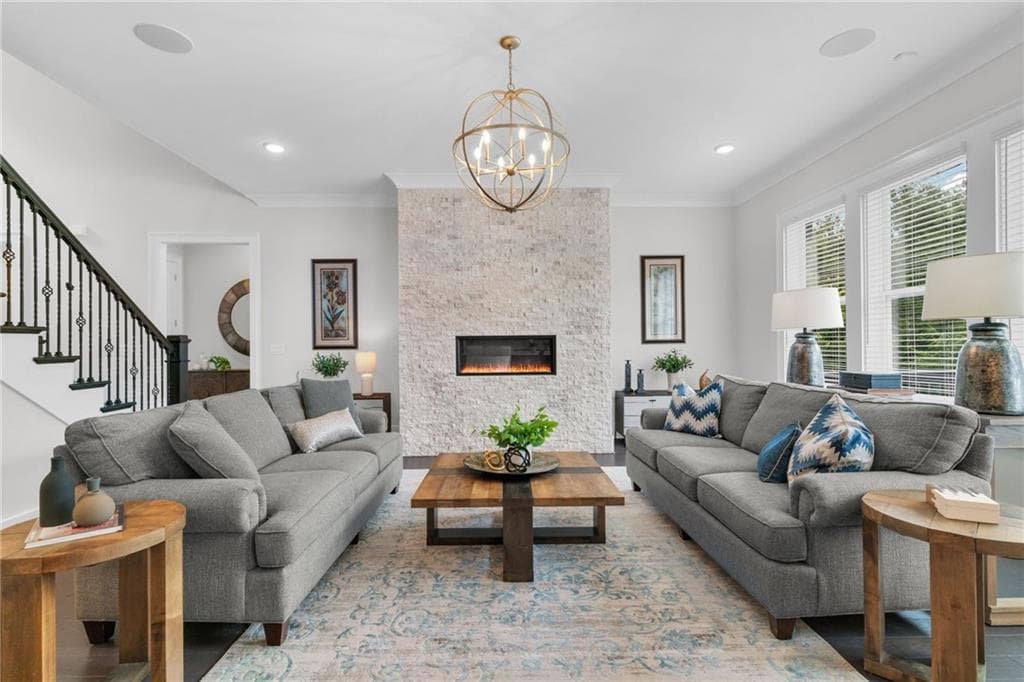 6 bedroom, 6 bathroom, 6,544 sq ft single family residence for sale at 16270 Grand Litchfield Drive, Roswell, GA 30075 — photo 8