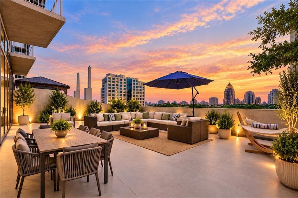 2 bedroom, 2 bathroom, 1,238 sq ft condominium for sale at 3324 Peachtree Road 814, Atlanta, GA 30326 — photo 2