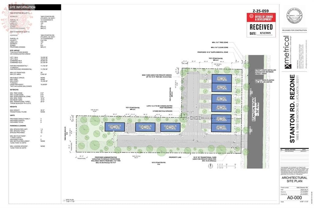 unimproved land for sale at 1669 Stanton Road, Atlanta, GA 30311