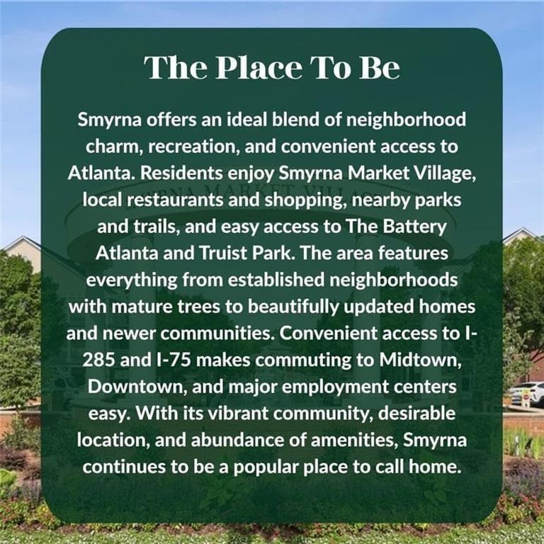 3 bedroom, 1 bathroom, 1,176 sq ft single family residence for sale at 640 Kennesaw Drive, Smyrna, GA 30080 — photo 3