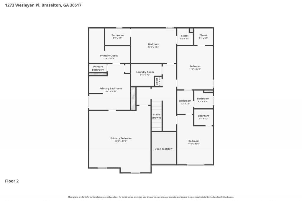 4 bedroom, 4 bathroom, 3,136 sq ft single family residence for sale at 1273 Wesleyan Place, Braselton, GA 30517 — photo 5